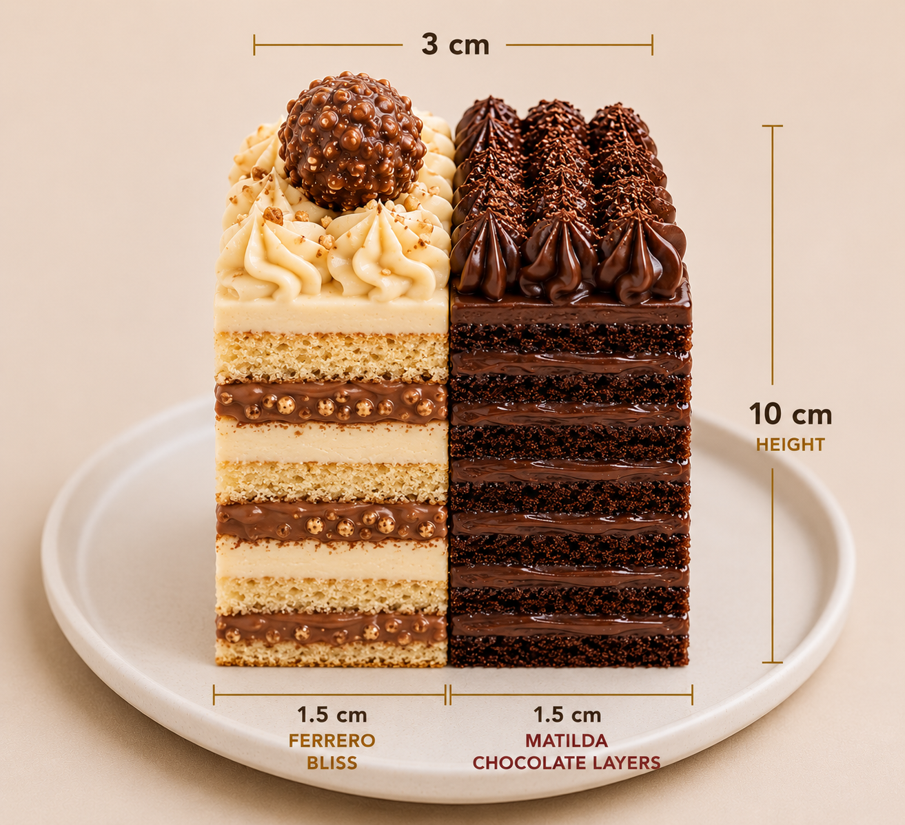 Ferrero Crunch Pavé
