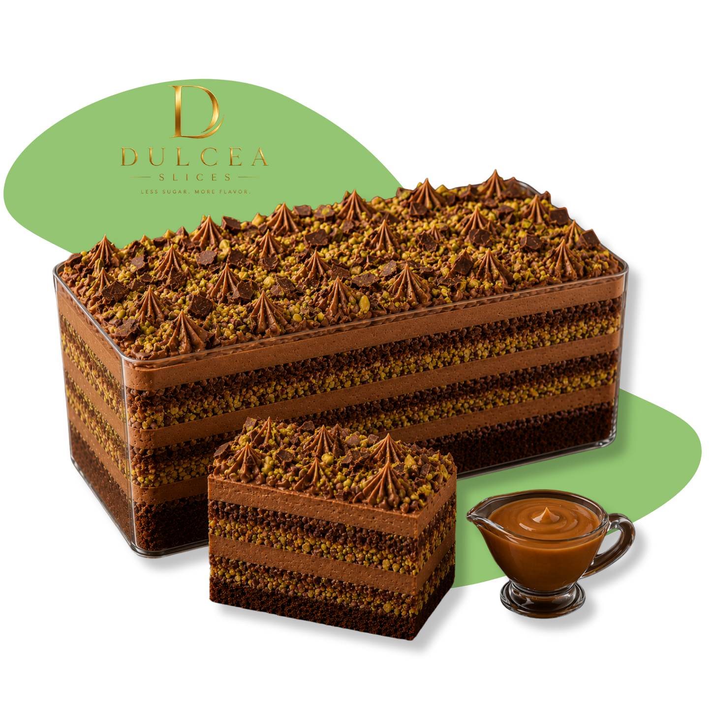 Pistachio Truffle Cake