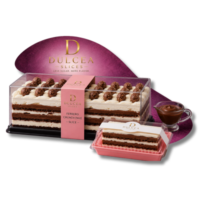 Ferrero Crunch Pavé Cake Slice